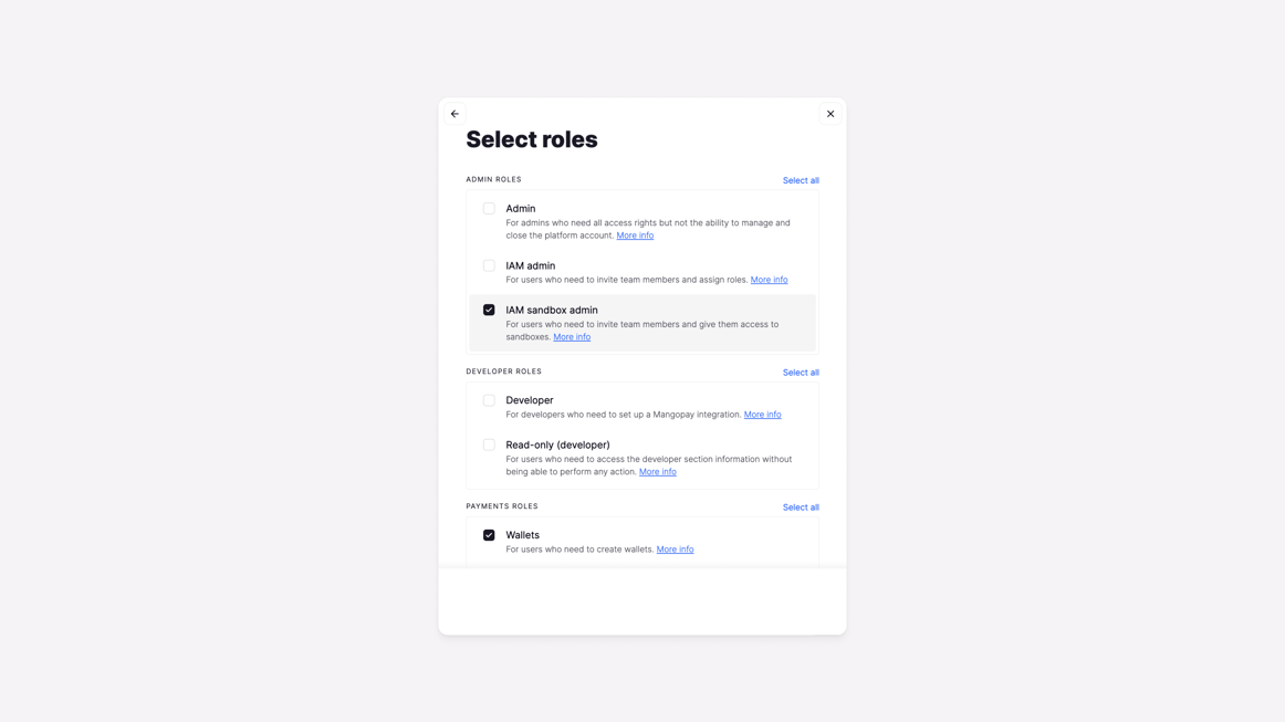 select-roles